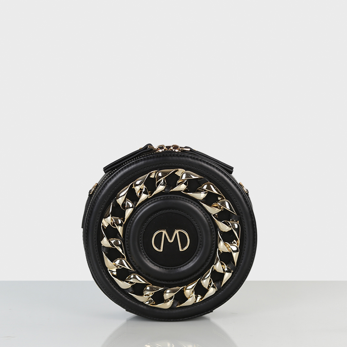Matmazel Teresa Handmade Τσαντάκι Ώμου Χιαστί Black 02