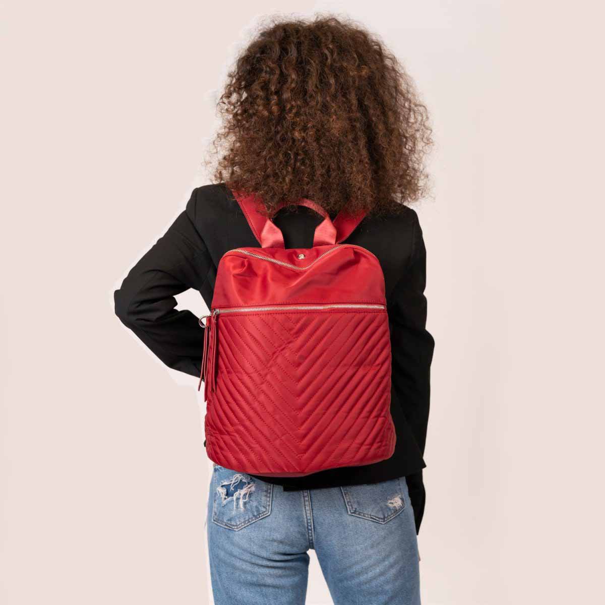 Jacquline FRESIA Τσάντα Πλάτης Red 01