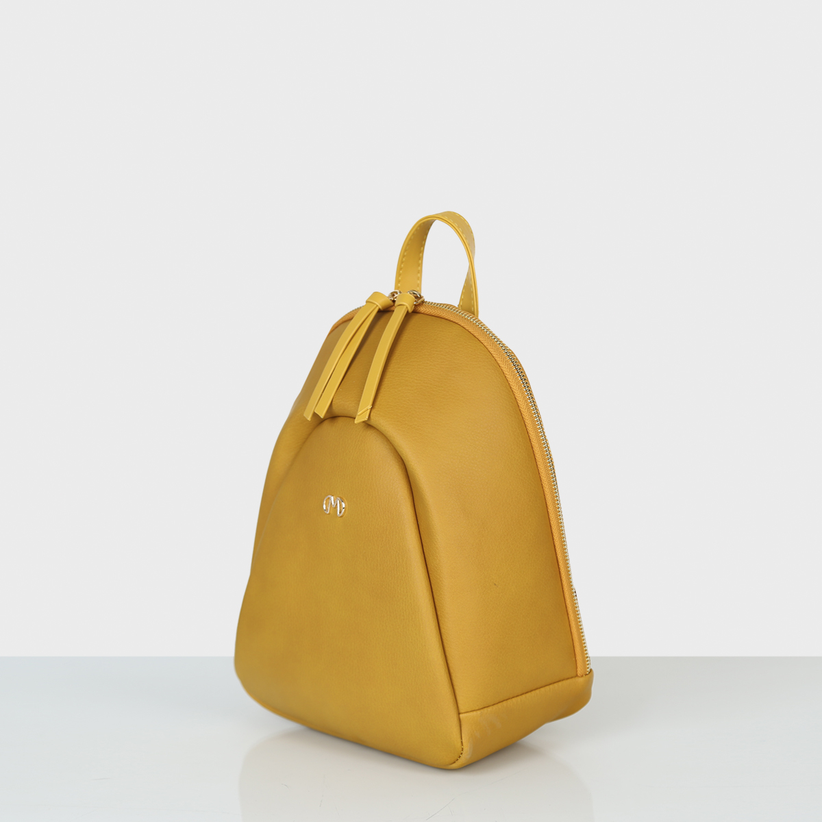 Matmazel Alvina Handmade Τσάντα Πλάτης Mustard 03