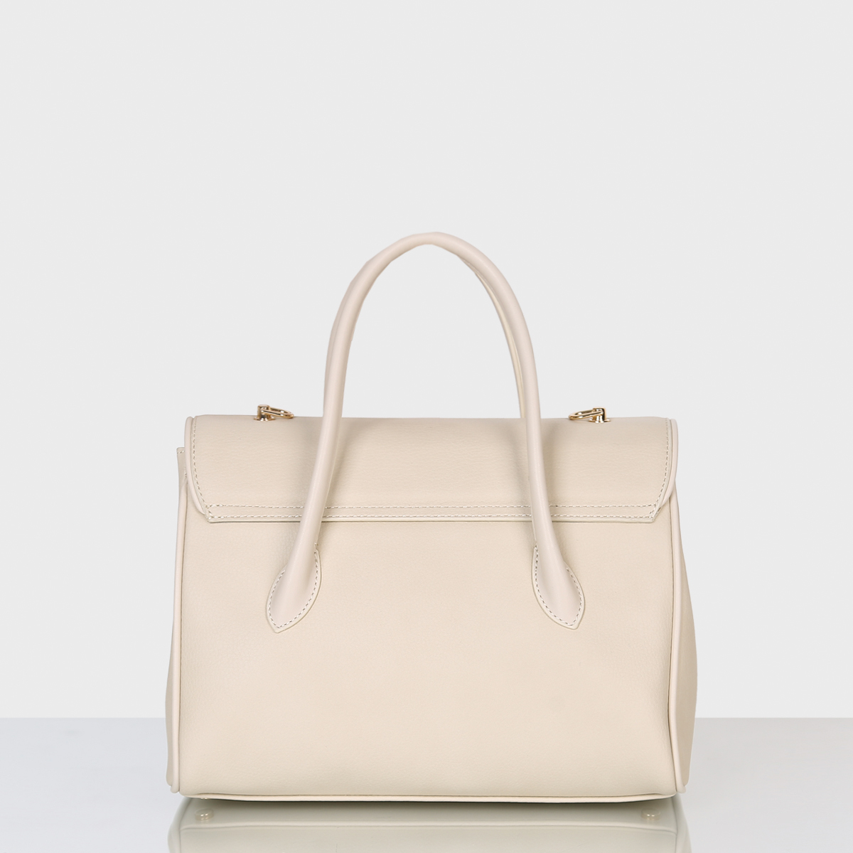 Matmazel Loren Handmade Τσάντα Χεριού Ώμου Beige 04