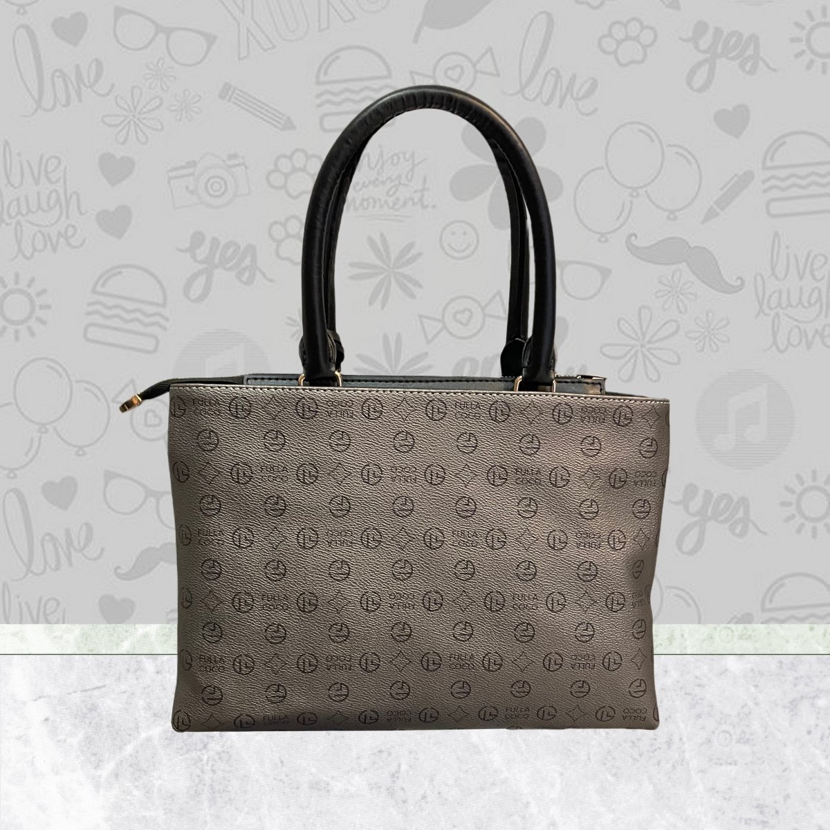 Fulla Coco Carina Τσαντα Χεριου Ωμου anthracite 06